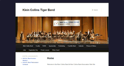 Desktop Screenshot of kleincollinsband.org